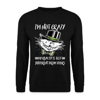 Ma réalité est juste différente de la vôtre 12 - Sweat-shirt Unisexe - noir - Devant - Alina (178cm) & Michal (187cm)
