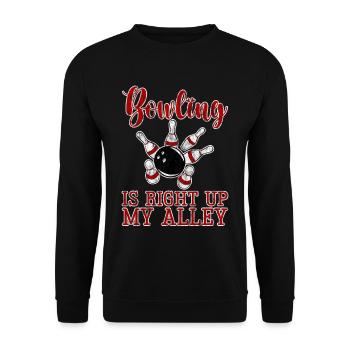 Bowling est juste dans mon allée 3 - Sweat-shirt Unisexe - noir - Devant - Alina (178cm) & Michal (187cm)
