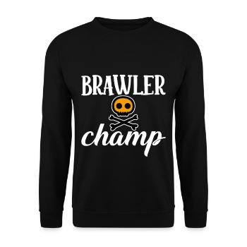 Brawler Champ 4 - Sweat-shirt Unisexe - noir - Devant - Alina (178cm) & Michal (187cm)
