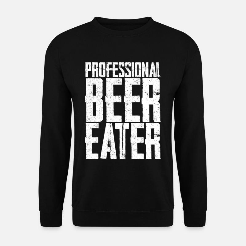 Mangeur de bière professionnel - Sweat-shirt Unisexe - noir