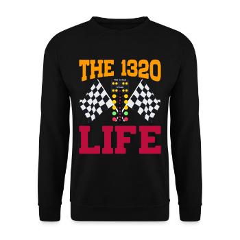 The 1320 Life 5 - Unisex Sweatshirt - black - Front - Alina (178cm) & Michal (187cm)