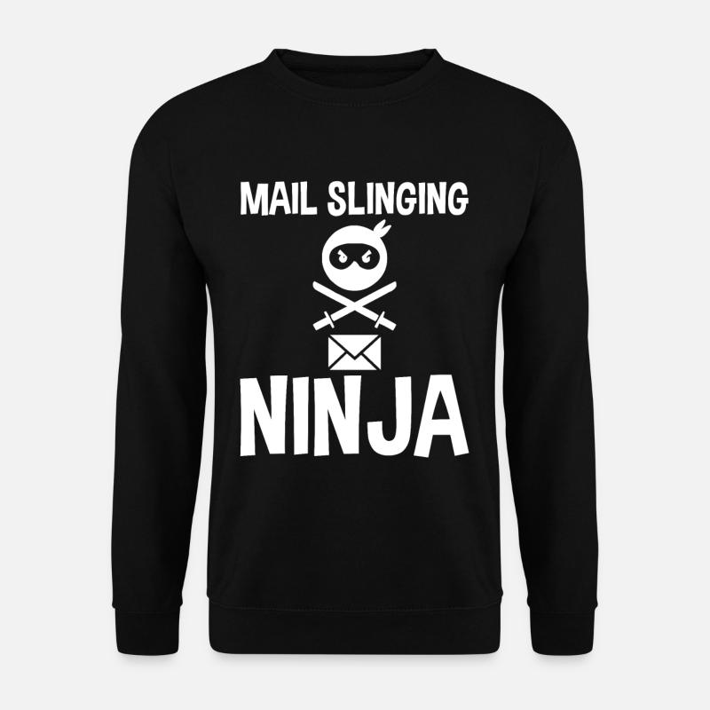 Mail Slinging Ninja 4 - Sweat-shirt Unisexe - noir