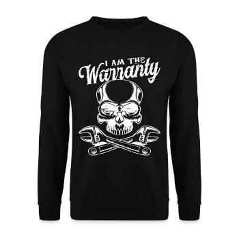 Je suis la garantie 9 - Sweat-shirt Unisexe - noir - Devant - Alina (178cm) & Michal (187cm)