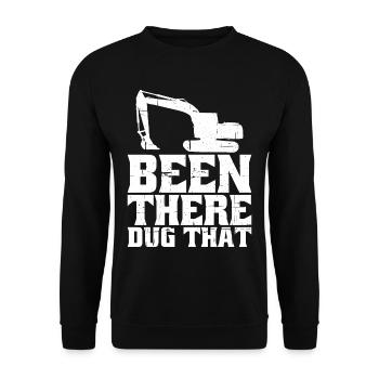 Been There Dug That 6 - Unisex Pullover - Schwarz - Vorne - Alina (178cm) & Michal (187cm)
