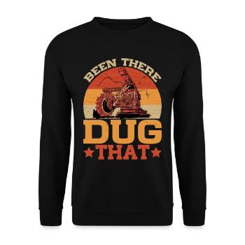 Been There Dug That 5 - Unisex Pullover - Schwarz - Vorne - Alina (178cm) & Michal (187cm)