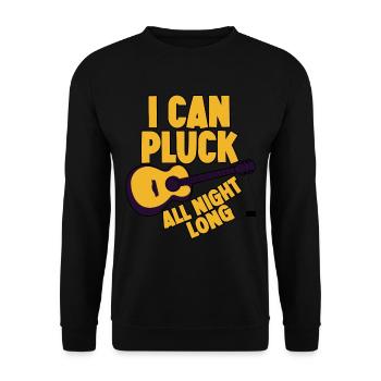 Je peux cueillir toute la nuit - Sweat-shirt Unisexe - noir - Devant - Alina (178cm) & Michal (187cm)