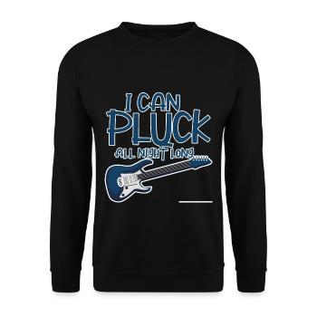 Je peux cueillir toute la nuit 4 - Sweat-shirt Unisexe - noir - Devant - Alina (178cm) & Michal (187cm)