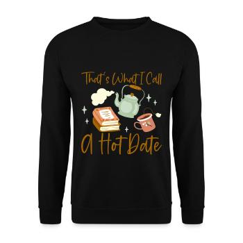 That's What I Call A Hot Date 2 - Unisex Pullover - Schwarz - Vorne - Alina (178cm) & Michal (187cm)