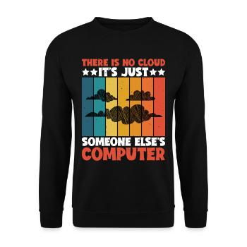 There Is No Cloud 18 - Unisex Pullover - Schwarz - Vorne - Alina (178cm) & Michal (187cm)