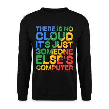 There Is No Cloud 19 - Unisex Pullover - Schwarz - Vorne - Alina (178cm) & Michal (187cm)