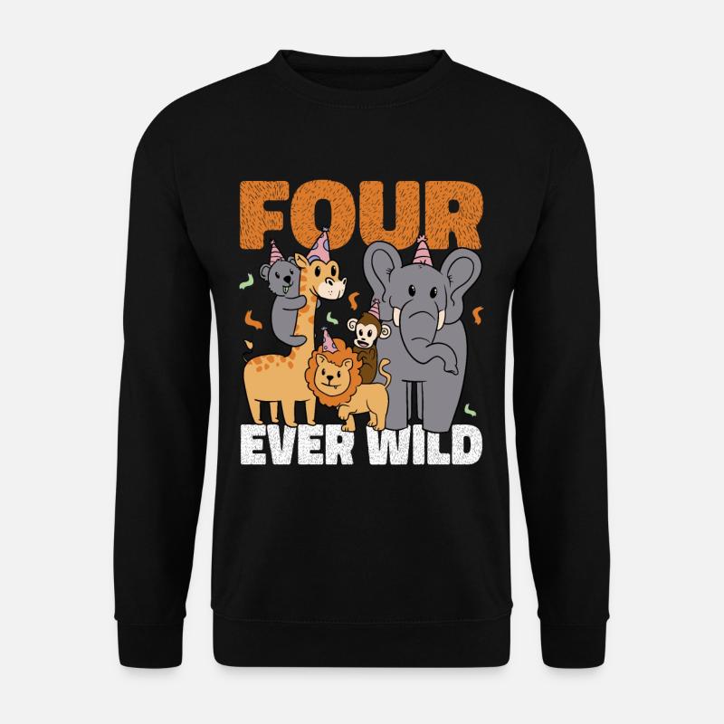 Four Ever Wild 48 - Unisex Pullover - Schwarz