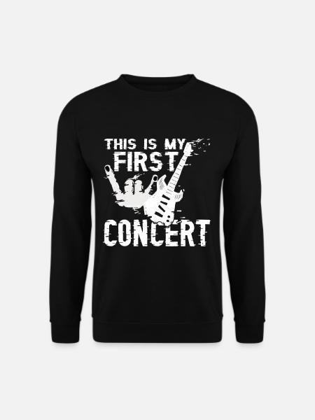 C’est mon premier concert 48 - Sweat-shirt Unisexe - noir
