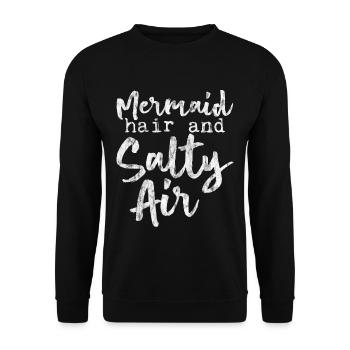Sirène Cheveux Et Salty Air 3 - Sweat-shirt Unisexe - noir - Devant - Alina (178cm) & Michal (187cm)