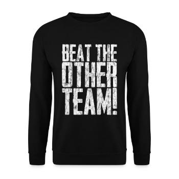 Beat The Other Team 3 - Unisex Pullover - Schwarz - Vorne - Alina (178cm) & Michal (187cm)