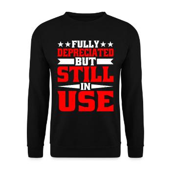 Entièrement amorti mais toujours en service 5 - Sweat-shirt Unisexe - noir - Devant - Alina (178cm) & Michal (187cm)