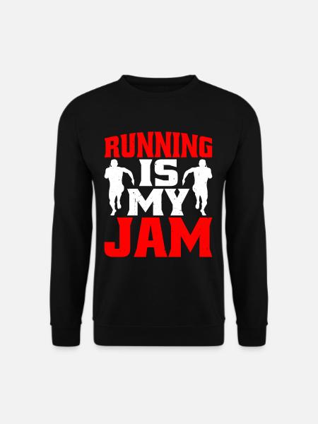 Running Is My Jam 7 - Unisex Sweatshirt - black