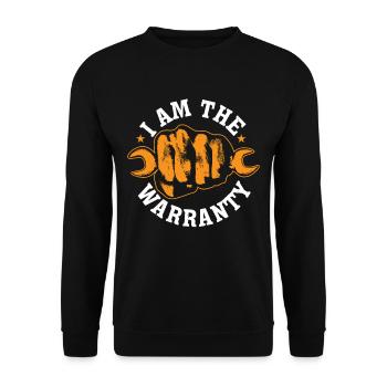 Je suis la garantie 13 - Sweat-shirt Unisexe - noir - Devant - Alina (178cm) & Michal (187cm)