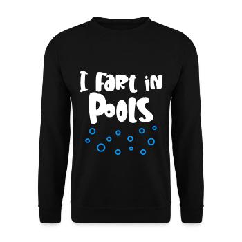 Je pète dans les piscines 4 - Sweat-shirt Unisexe - noir - Devant - Alina (178cm) & Michal (187cm)