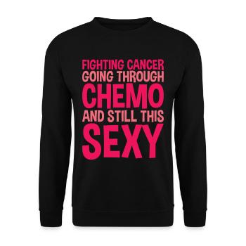 Combattre le cancer, et toujours aussi sexy - Sweat-shirt Unisexe - noir - Devant - Alina (178cm) & Michal (187cm)