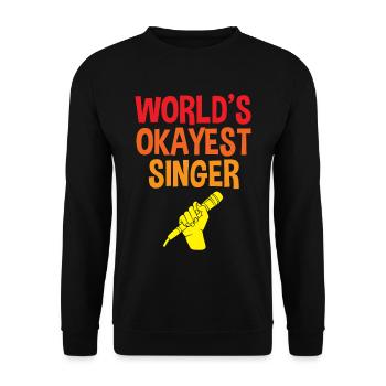 World’s Okest Singer 4 - Sweat-shirt Unisexe - noir - Devant - Alina (178cm) & Michal (187cm)