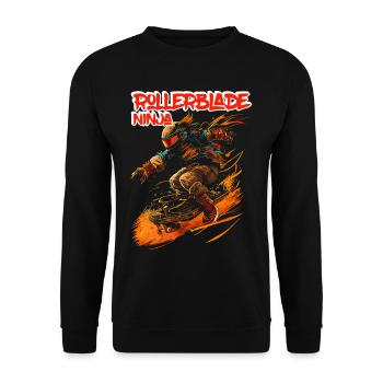 Rollerblade Ninja 5 - Sweat-shirt Unisexe - noir - Devant - Alina (178cm) & Michal (187cm)
