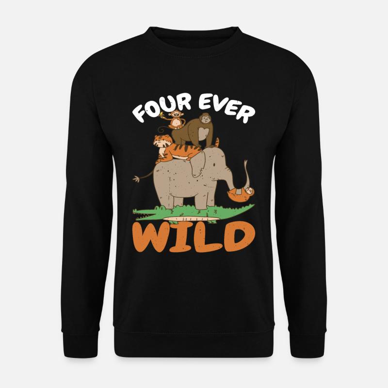 Quatre Ever Wild 52 - Sweat-shirt Unisexe - noir