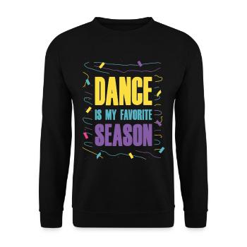 La danse est ma saison 4 préférée - Sweat-shirt Unisexe - noir - Devant - Alina (178cm) & Michal (187cm)