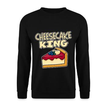 Cheesecake King 2 - Sweat-shirt Unisexe - noir - Devant - Alina (178cm) & Michal (187cm)