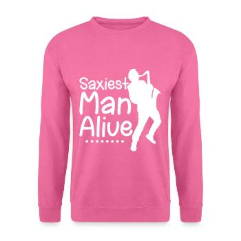 Saxiest Man Alive 2 - Unisex Pullover - Pink - Vorne