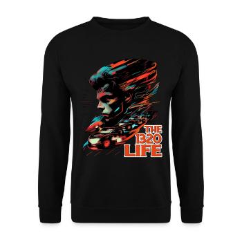 La vie 1320 9 - Sweat-shirt Unisexe - noir - Devant - Alina (178cm) & Michal (187cm)
