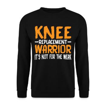 Knee Replacement Warrior, ce n’est pas pour les faibles 7 - Sweat-shirt Unisexe - noir - Devant - Alina (178cm) & Michal (187cm)