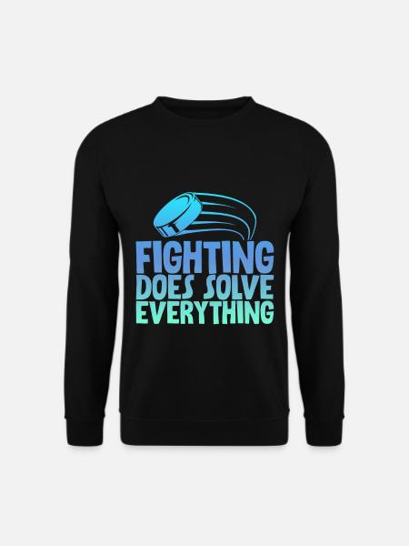 Fighting Does Solve Everything 2 - Unisex Sweatshirt - black