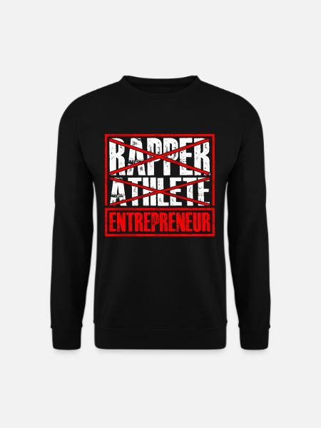 Rapper Athlete Entrepreneur 37 - Unisex Sweatshirt - black