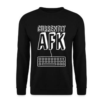 Actuellement Afk 2 - Sweat-shirt Unisexe - noir - Devant - Alina (178cm) & Michal (187cm)