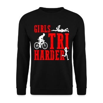 Filles Tri 5 - Sweat-shirt Unisexe - noir - Devant - Alina (178cm) & Michal (187cm)