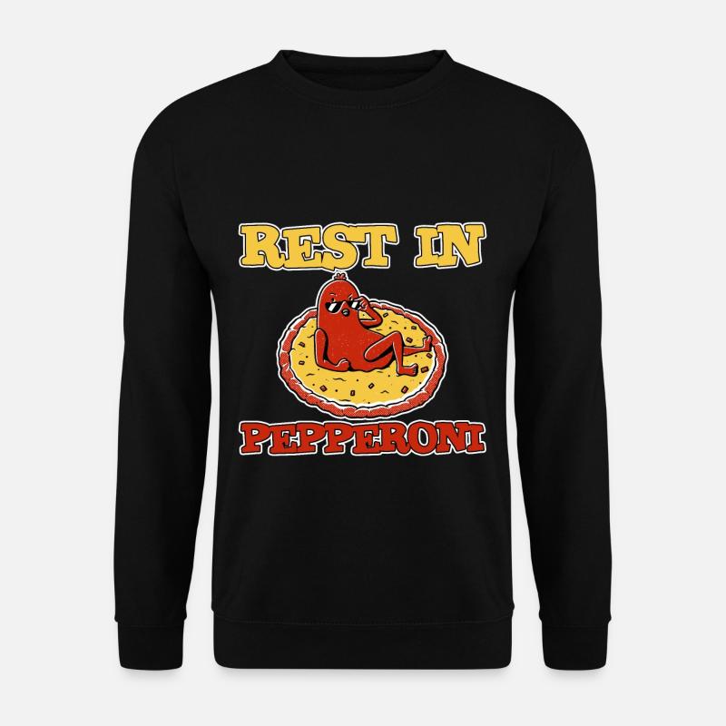 Reste dans Pepperoni 2 - Sweat-shirt Unisexe - noir
