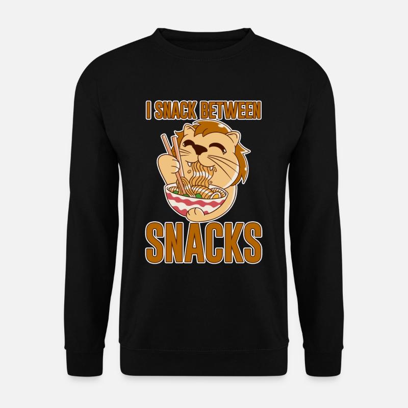 I Snack Between Snacks 4 - Unisex Pullover - Schwarz