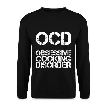 TOC Trouble de la cuisine obsessionnel 3 - Sweat-shirt Unisexe - noir - Devant - Alina (178cm) & Michal (187cm)