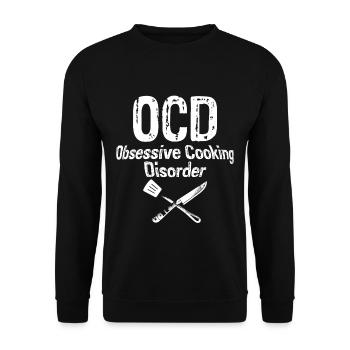 TOC Trouble obsessionnel de la cuisine 4 - Sweat-shirt Unisexe - noir - Devant - Alina (178cm) & Michal (187cm)