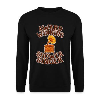 Award Winning Shower Singer 4 - Unisex Pullover - Schwarz - Vorne - Alina (178cm) & Michal (187cm)