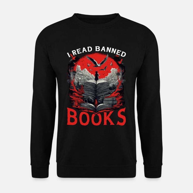 I Read Banned Books 64 - Unisex Sweatshirt - black