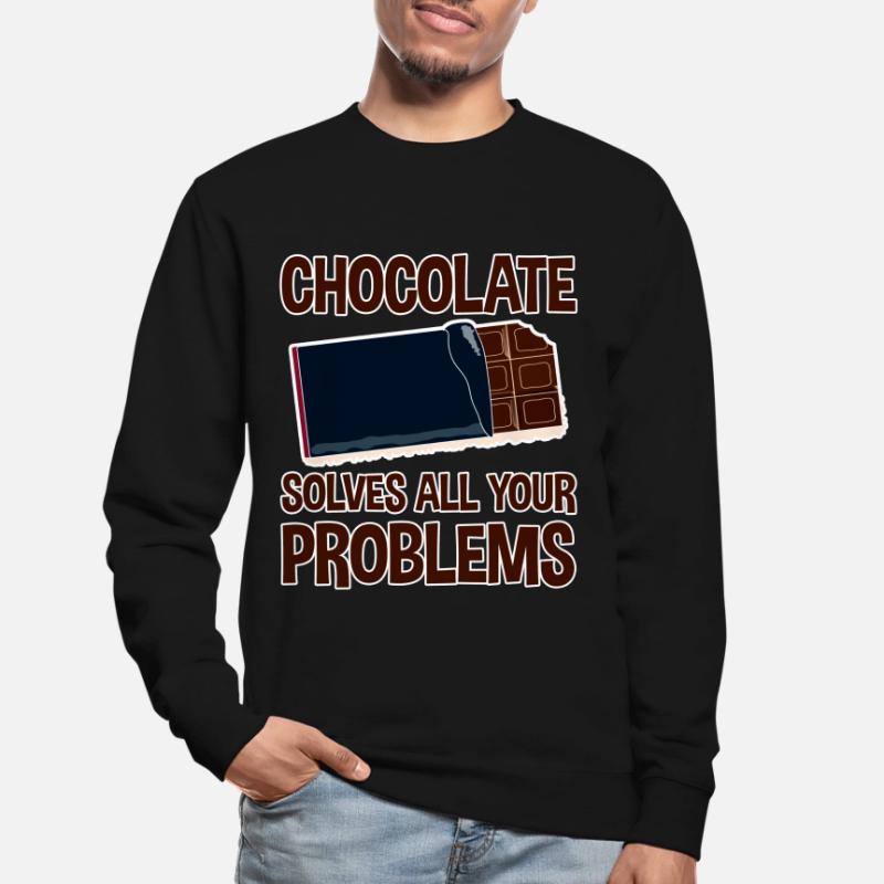 Chocolate Solves All Your Problems Unisex Sweatshirt