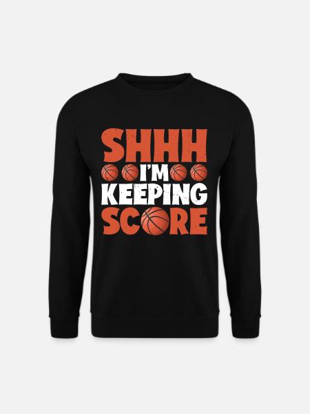 Shhh, I'm Keeping Score 9 - Unisex Sweatshirt - black