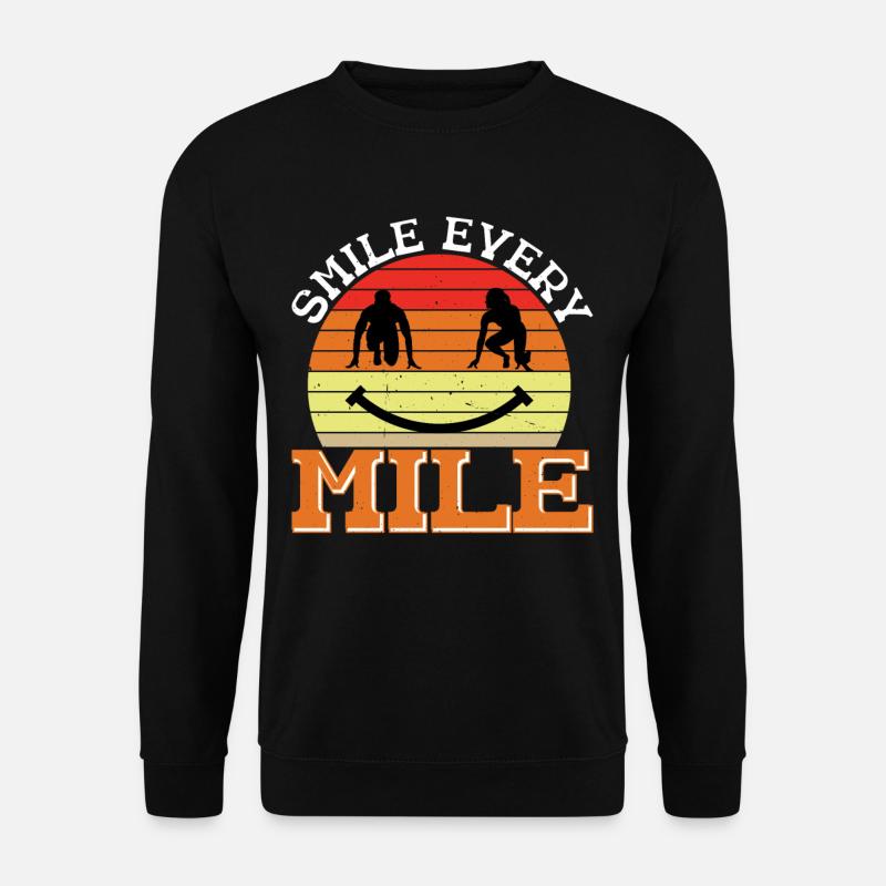Smile Every Mile 6 - Unisex Sweatshirt - black
