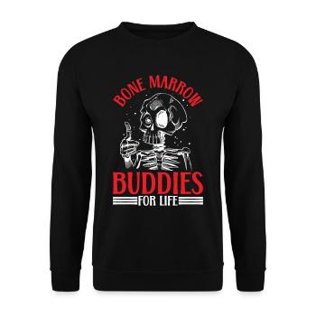 Copains à moelle osseuse pour la vie 20 - Sweat-shirt Unisexe - noir - Devant - Alina (178cm) & Michal (187cm)