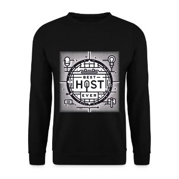 Meilleur hôte de tous les temps 24 - Sweat-shirt Unisexe - noir - Devant - Alina (178cm) & Michal (187cm)