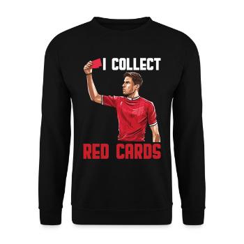 Je collectionne les cartons rouges 20 - Sweat-shirt Unisexe - noir - Devant - Alina (178cm) & Michal (187cm)
