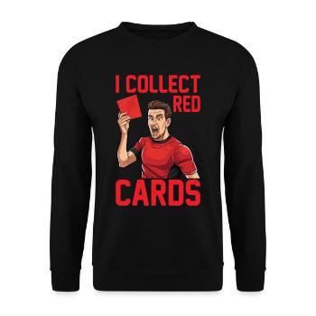 Je collectionne les cartons rouges 19 - Sweat-shirt Unisexe - noir - Devant - Alina (178cm) & Michal (187cm)