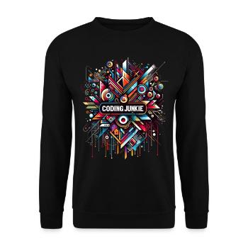 Accro au codage 10 - Sweat-shirt Unisexe - noir - Devant - Alina (178cm) & Michal (187cm)