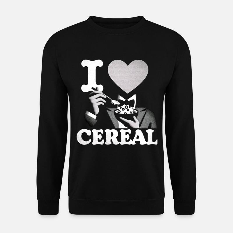 I Love Cereal 6 - Unisex Pullover - Schwarz